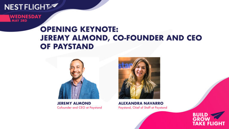 NEST Flight JEremy Almond, Alexandra Navarro Paystand