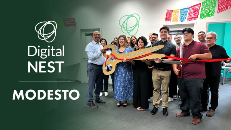 Digital NEST Modesto California Opening Jacob Martinez Monica Escamilla