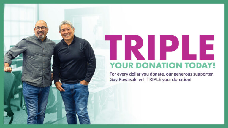 Digital NEST Jacob Martinez and philanthropist Guy Kawasaki